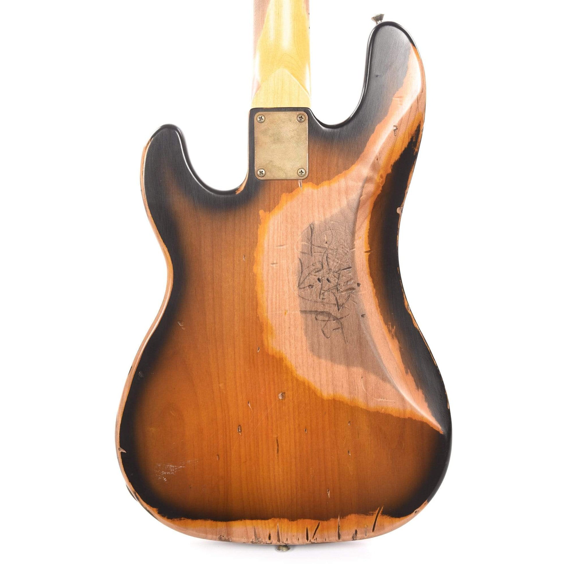 Nash PB-55 2-Tone Sunburst Extra Heavy Relic w/1-Ply White Pickguard & Lollar Pickup Bass Guitars / 4-String