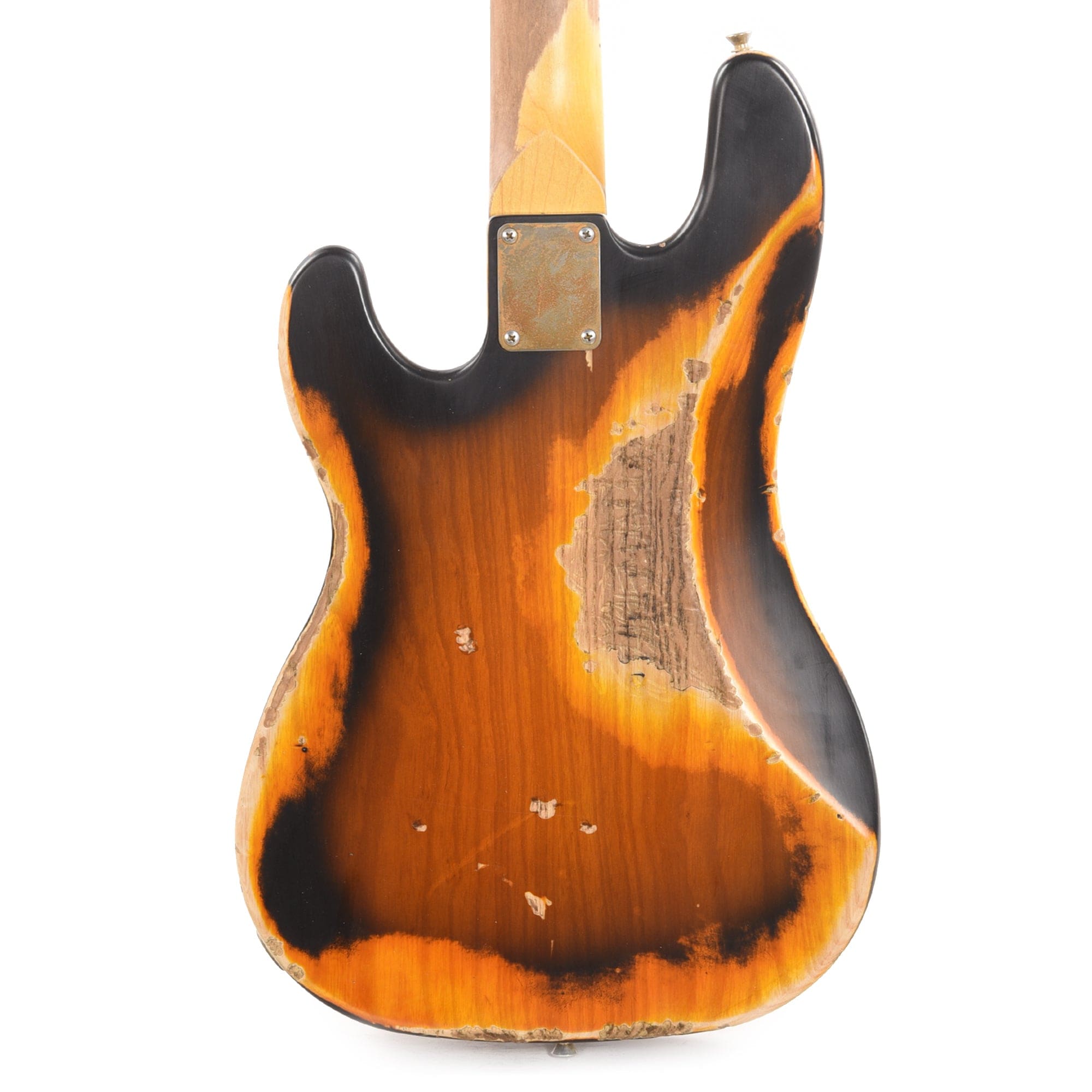 Nash PB-55 2-Tone Sunburst Extra Heavy Relic w/1-Ply White Pickguard & Lollar Pickup Bass Guitars / 4-String