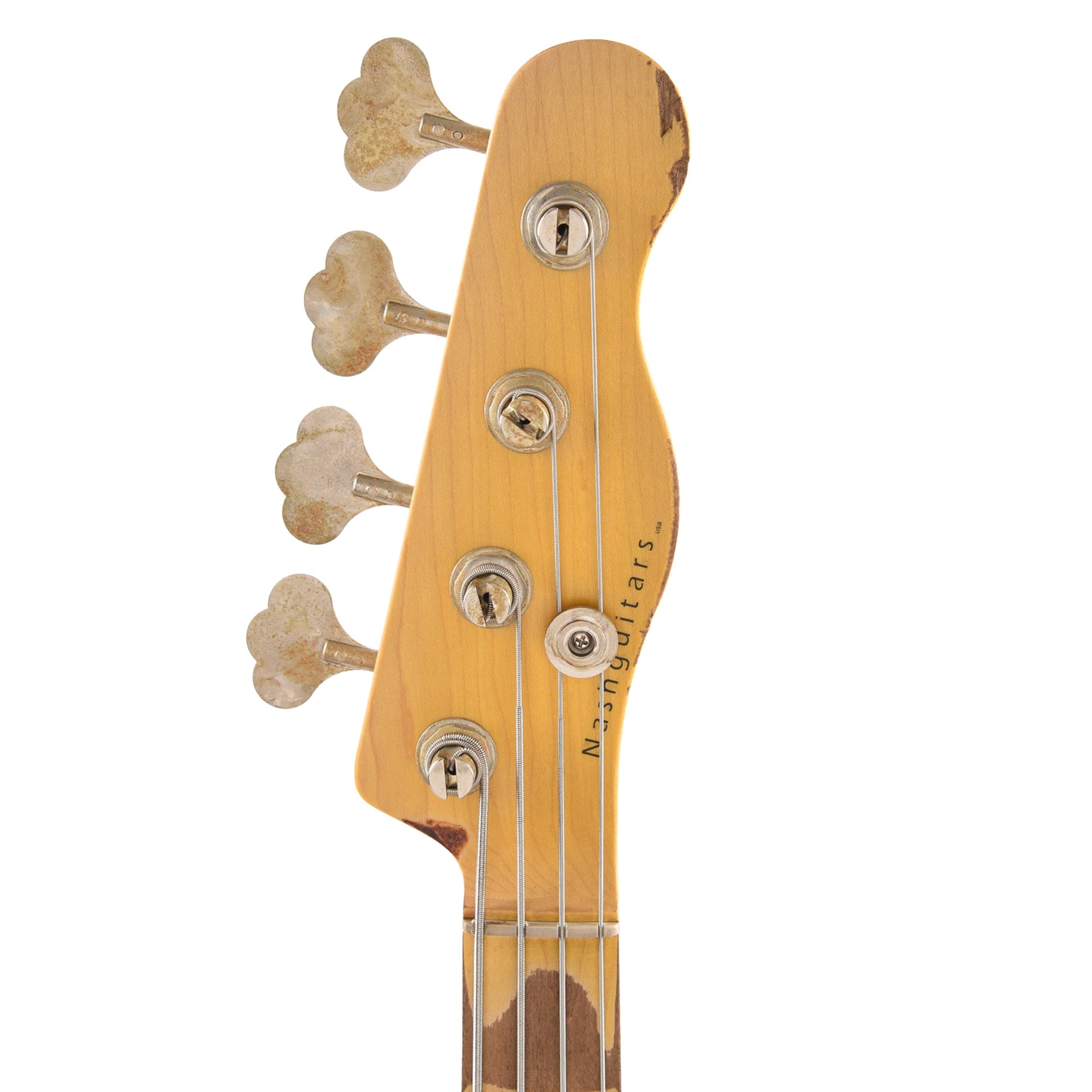 Nash PB-55 2-Tone Sunburst Extra Heavy Relic w/1-Ply White Pickguard & Lollar Pickup Bass Guitars / 4-String