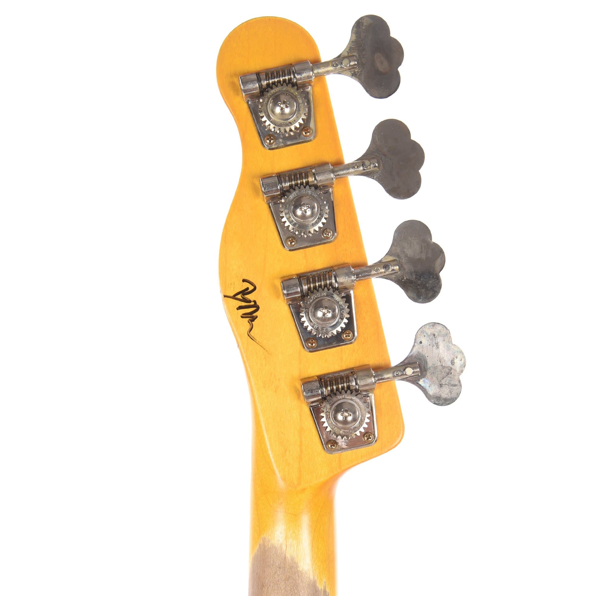 Nash PB-55 Ash Surf Green Light Relic w/3-Ply White Pickguard & Lollar Pickup Bass Guitars / 4-String