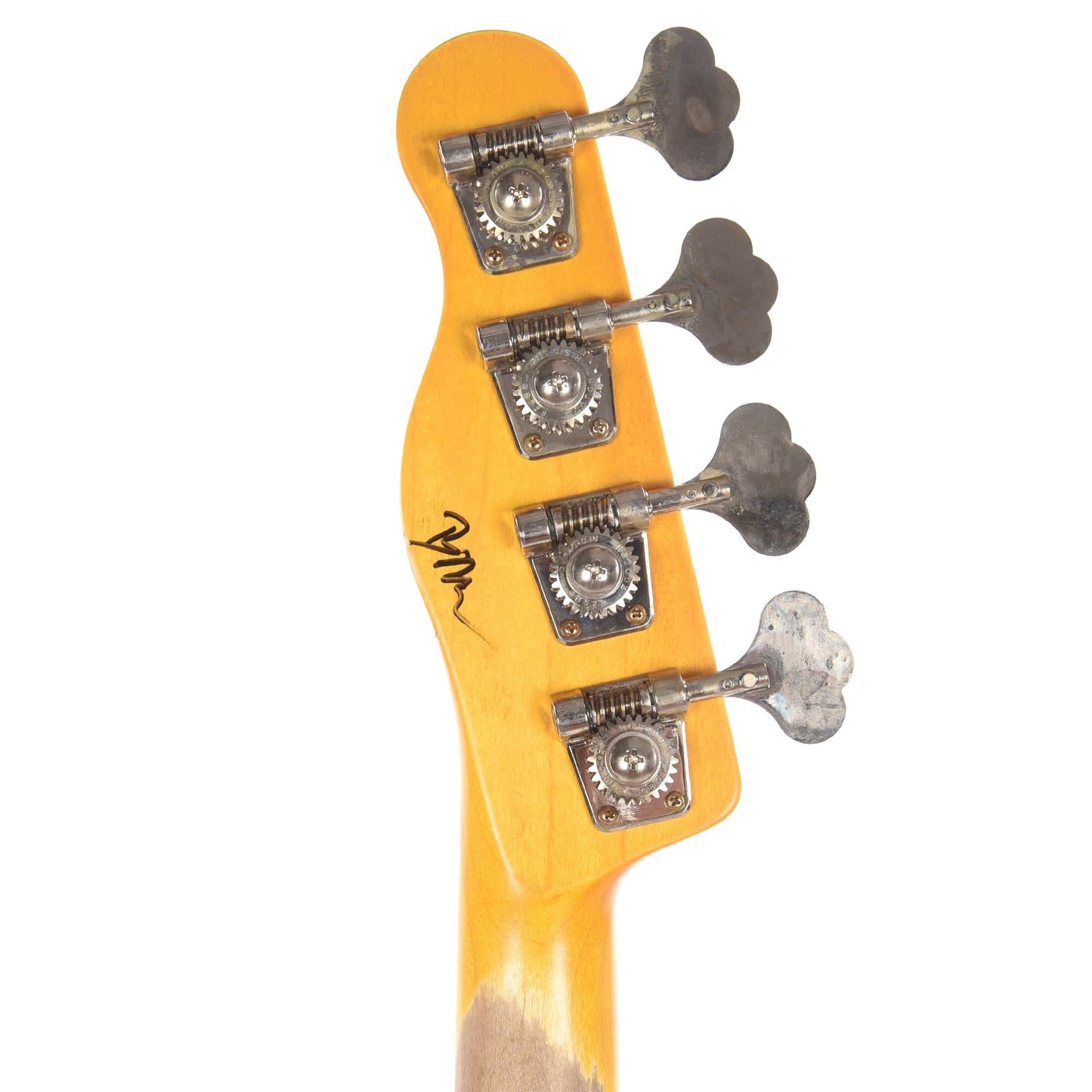 Nash PB-55 Ash Surf Green Light Relic w/3-Ply White Pickguard & Lollar Pickup Bass Guitars / 4-String