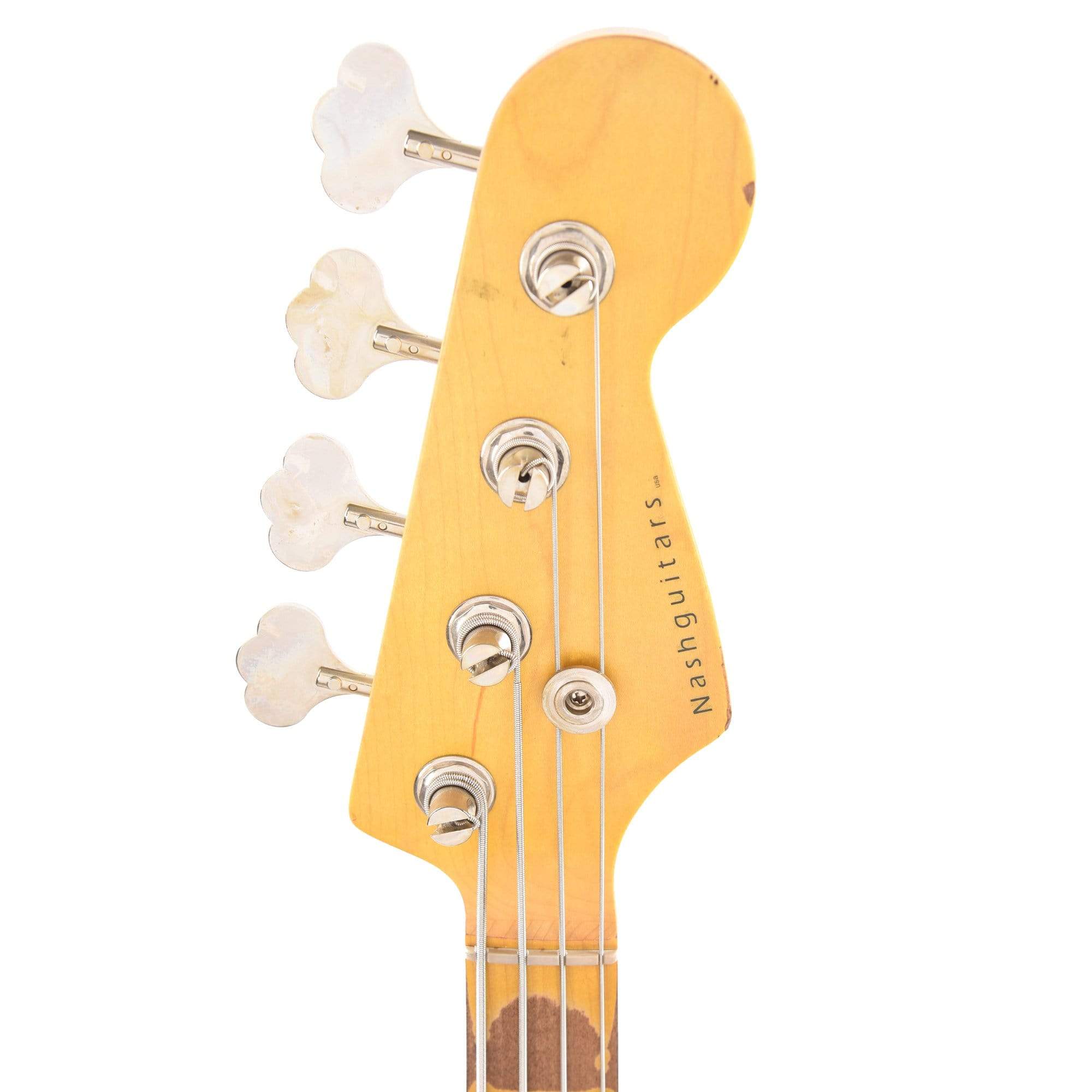 Nash PB-57 Army Green Heavy Relic w/Gold Anodized Pickguard & Lollar Pickups Bass Guitars / 4-String