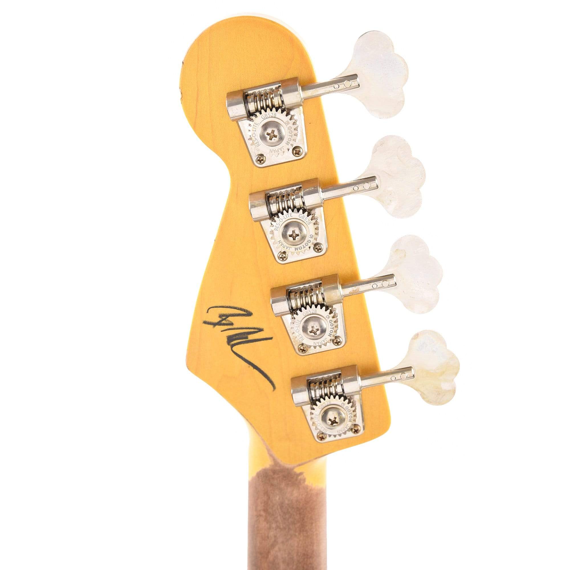 Nash PB-57 Army Green Heavy Relic w/Gold Anodized Pickguard & Lollar Pickups Bass Guitars / 4-String