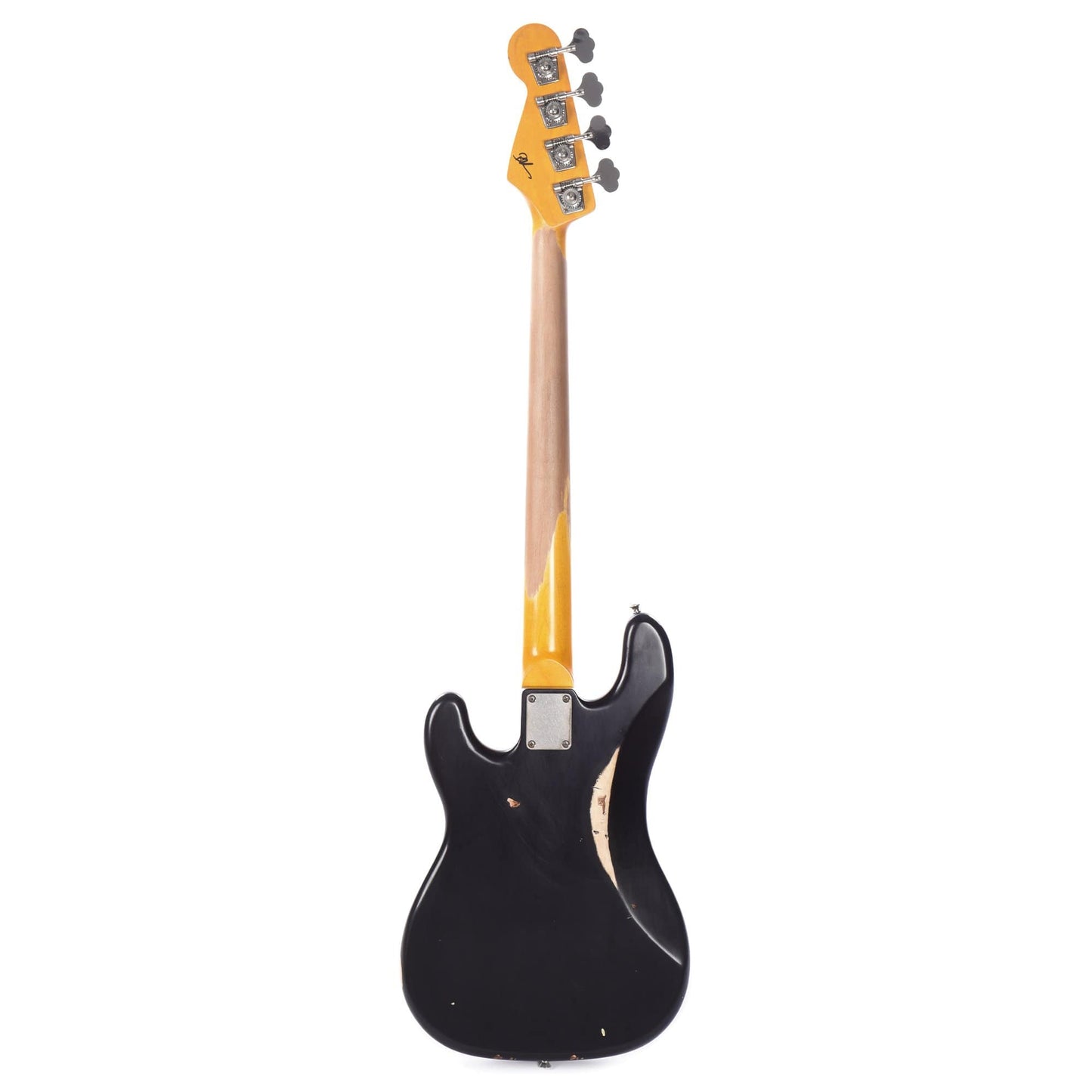 Nash PB-57 Black Medium Relic w/Gold Anodized Pickguard & Lollar Pickups Bass Guitars / 4-String