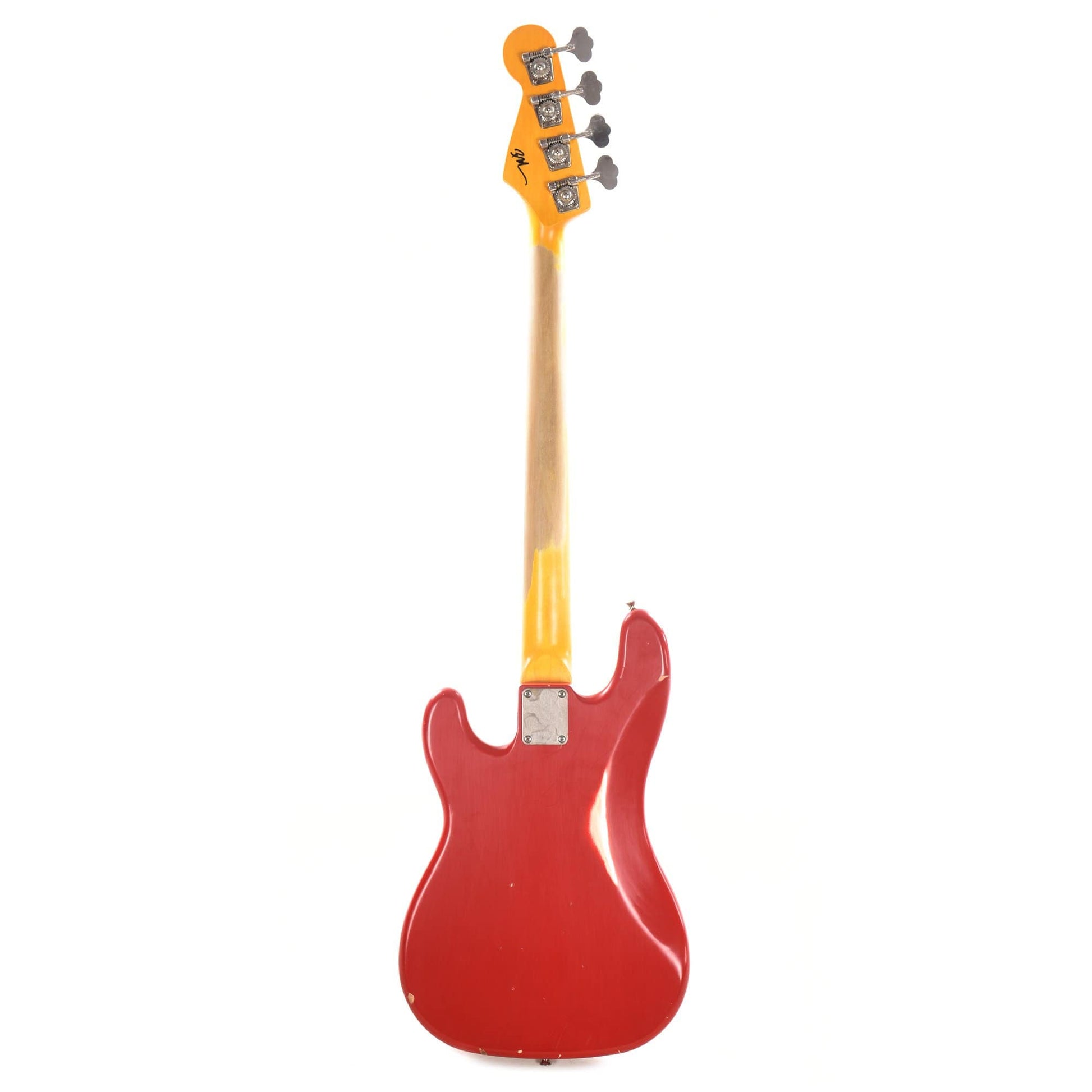 Nash PB-57 Dakota Red Medium Relic w/Gold Anodized Pickguard & Lollar Pickups Bass Guitars / 4-String