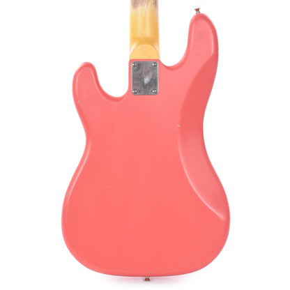 Nash PB-57 Fiesta Red Light Relic w/Gold Anodized Pickguard & Lollar Pickups Bass Guitars / 4-String
