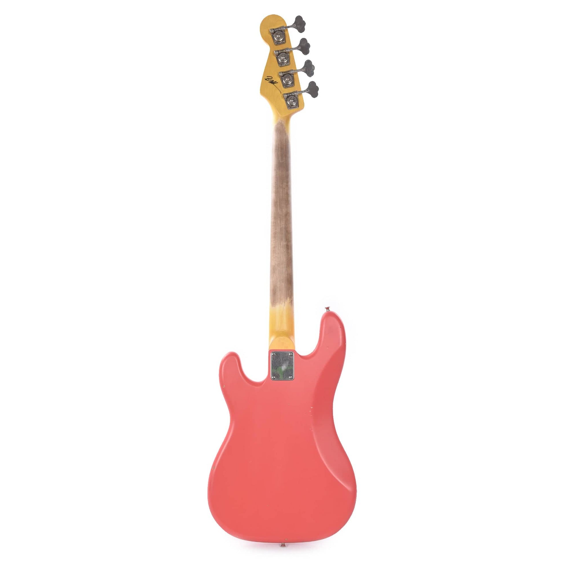 Nash PB-57 Fiesta Red Light Relic w/Gold Anodized Pickguard & Lollar Pickups Bass Guitars / 4-String