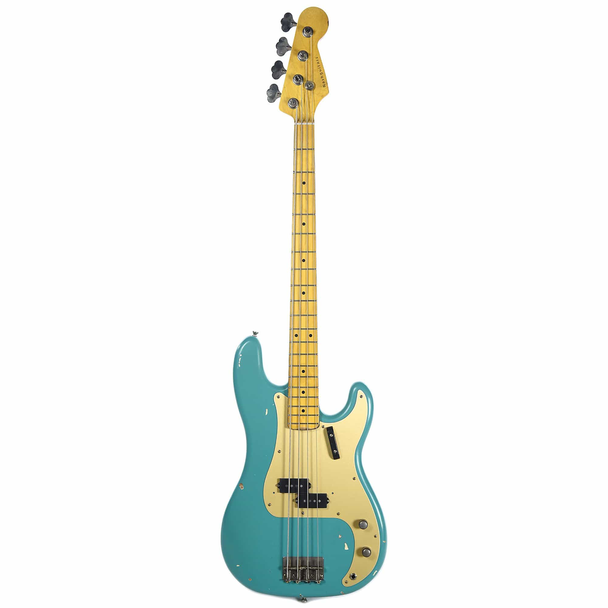Nash PB-57 Sea Foam Green Light Relic w/Gold Anodized Pickguard & Lollar Pickups Bass Guitars / 4-String
