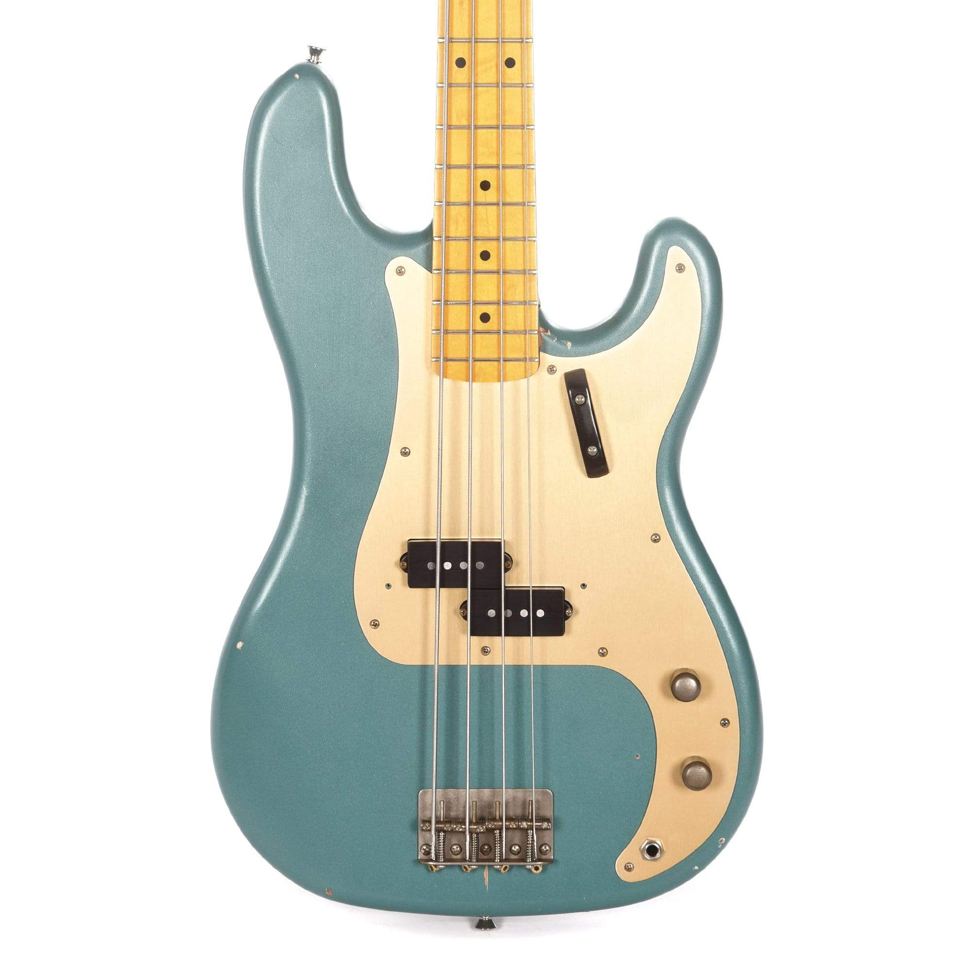 Nash PB-57 Sherwood Green Metallic Light Relic w/Gold Anodized Pickguard & Lollar Pickups Bass Guitars / 4-String