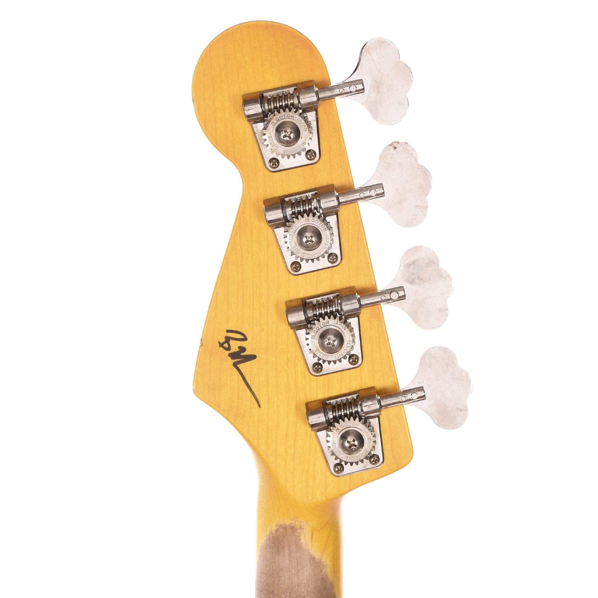 Nash PB-57 Sherwood Green Metallic Light Relic w/Gold Anodized Pickguard & Lollar Pickups Bass Guitars / 4-String