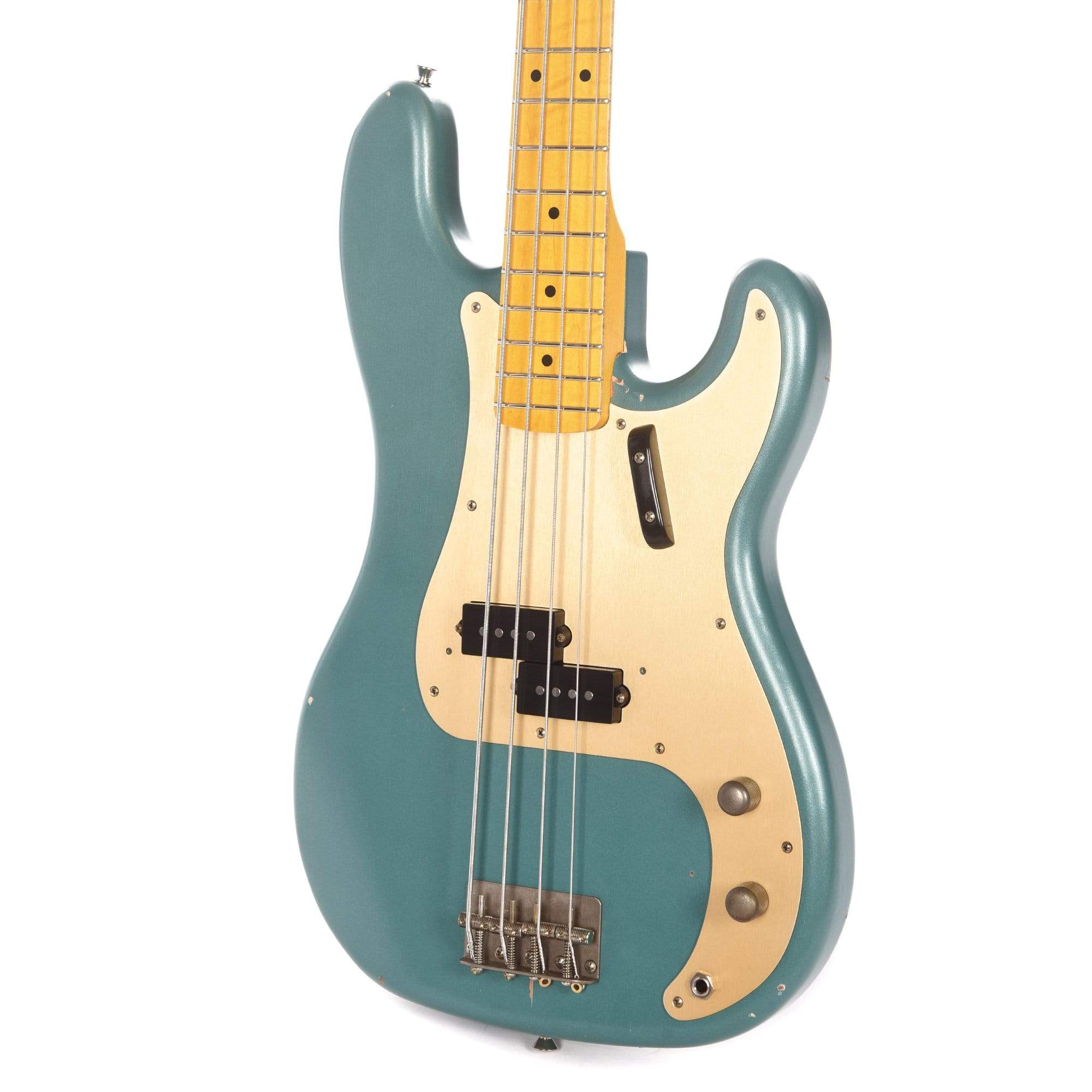 Nash PB-57 Sherwood Green Metallic Light Relic w/Gold Anodized Pickguard & Lollar Pickups Bass Guitars / 4-String