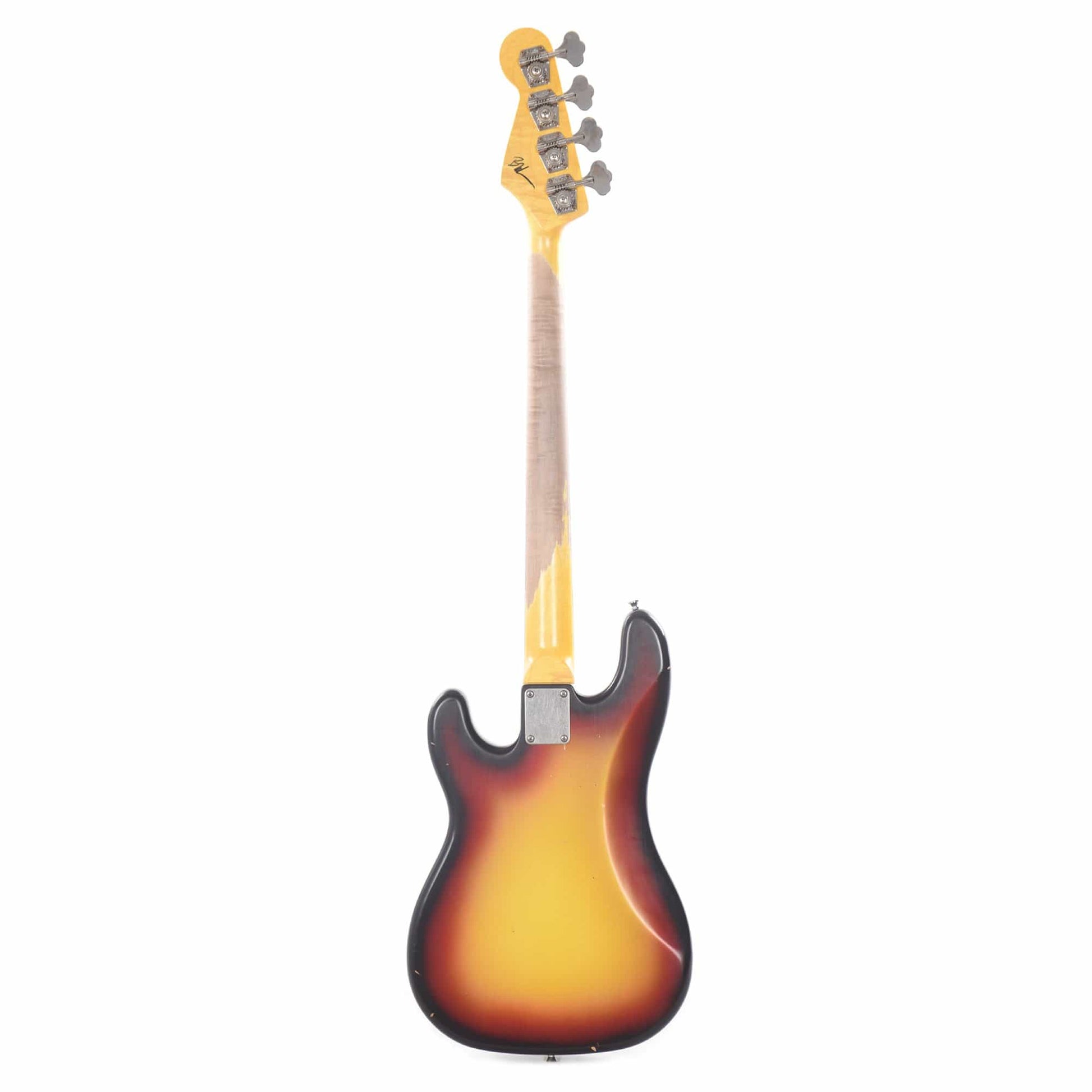 Nash PB-63 Ash 3-Tone Sunburst Light Relic w/4-Ply Tortoise Pickguard, Stack Knob, & Lollar Pickups Bass Guitars / 4-String