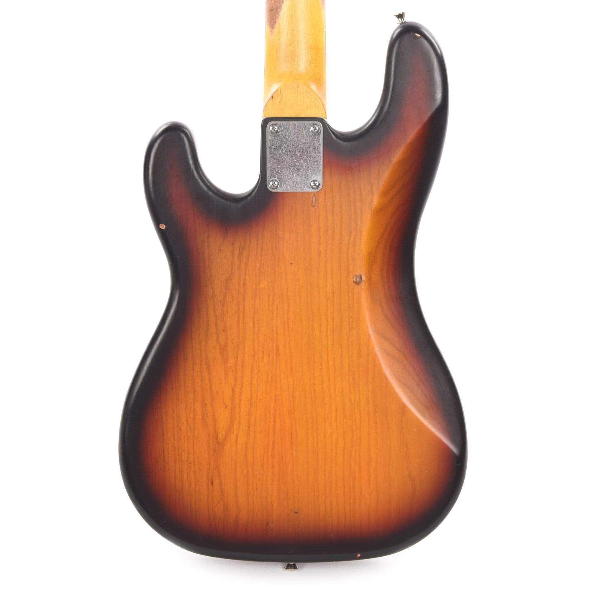 Nash PB-63 Ash 3-Tone Sunburst Light Relic w/4-Ply Tortoise Pickguard, Stack Knob, & Lollar Pickups Bass Guitars / 4-String