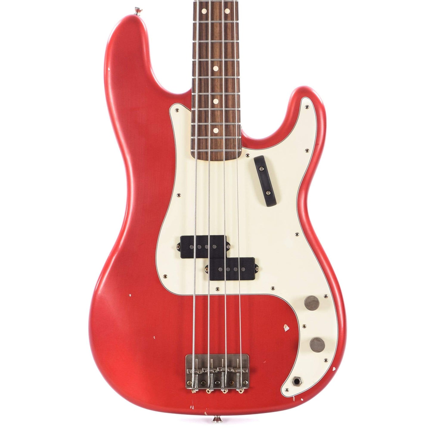 Nash PB-63 Ash Candy Apple Red Light Relic w/3-Ply White Pickguard & Lollar Pickups Bass Guitars / 4-String