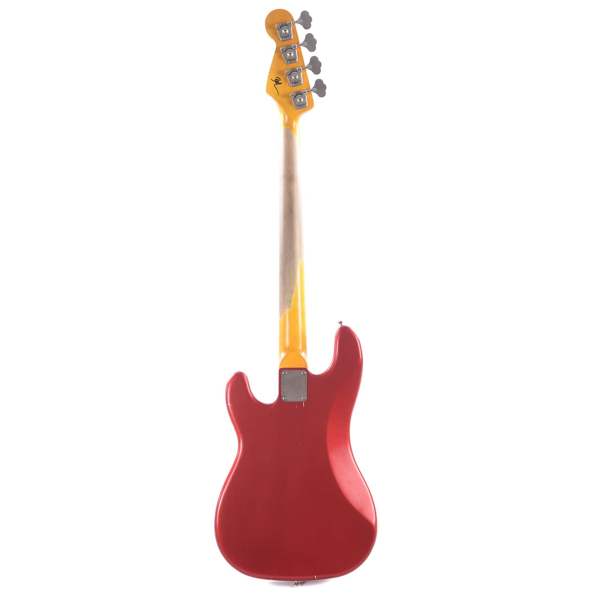 Nash PB-63 Ash Candy Apple Red Light Relic w/3-Ply White Pickguard & Lollar Pickups Bass Guitars / 4-String
