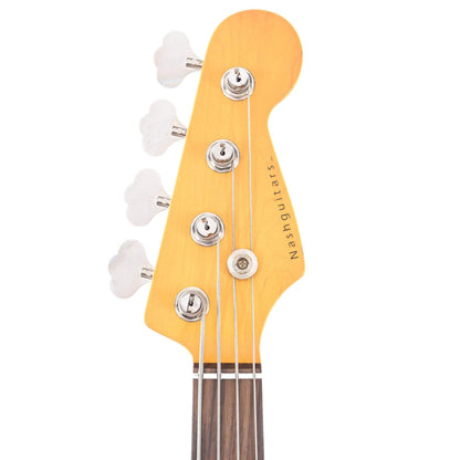 Nash PB-63 Ash Candy Apple Red Light Relic w/3-Ply White Pickguard & Lollar Pickups Bass Guitars / 4-String