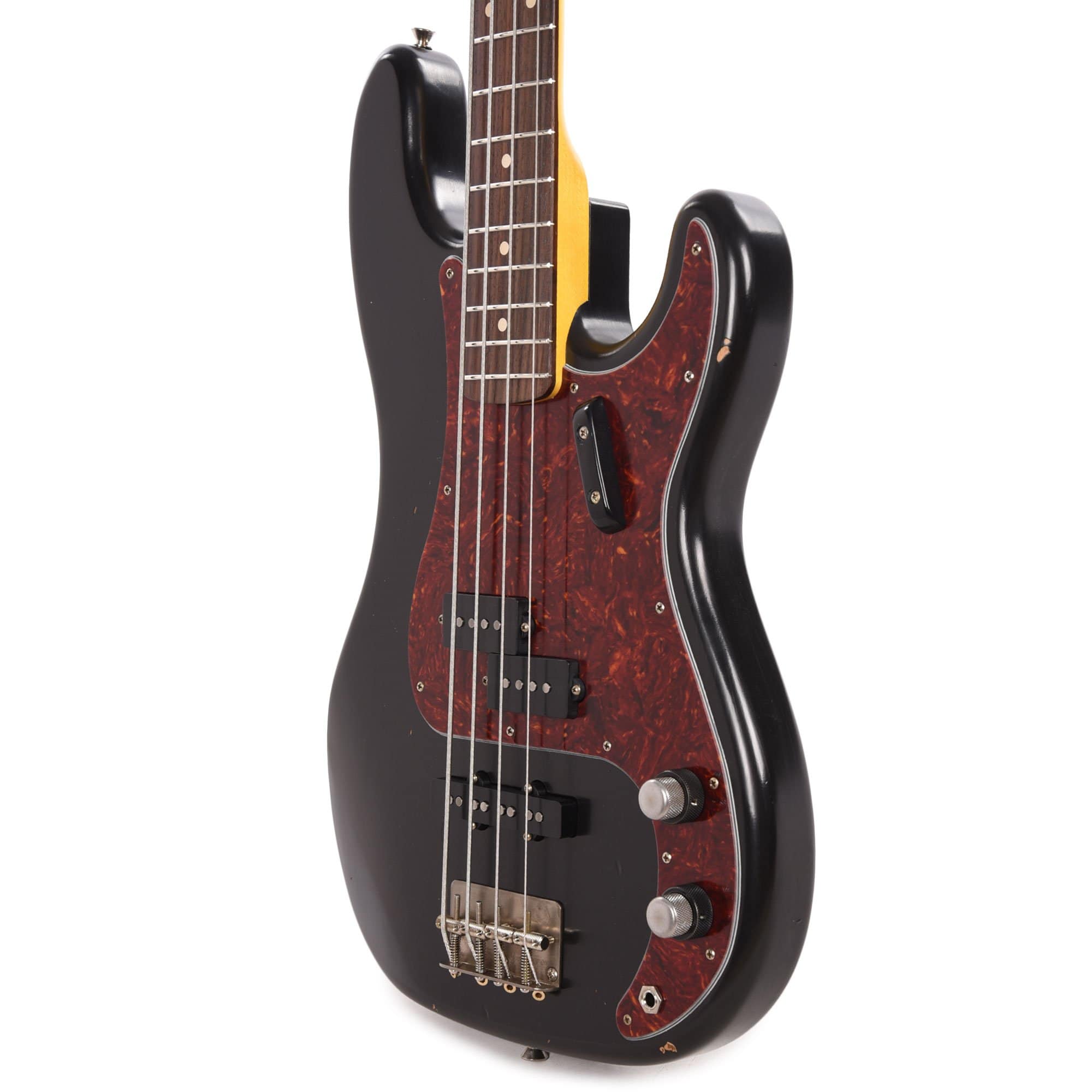 Nash PB-63 Black Light Relic w/4-Ply Tortoise Pickguard, Stack Knob, & Lollar Pickups Bass Guitars / 4-String