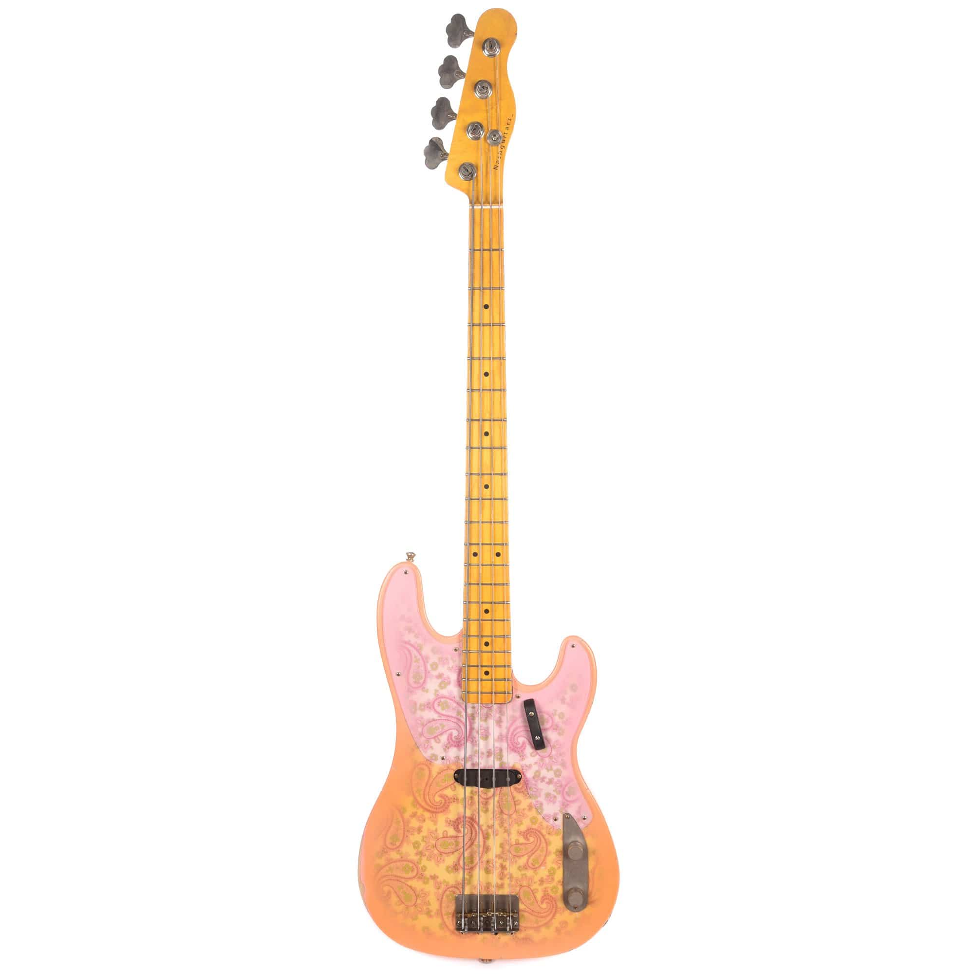 Nash PB Pink Paisley Relic w/Lollar Pickup Bass Guitars / 4-String
