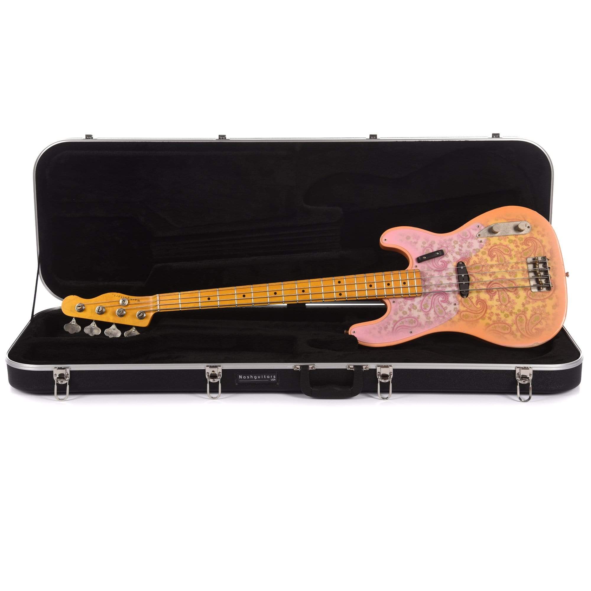 Nash PB Pink Paisley Relic w/Lollar Pickup Bass Guitars / 4-String