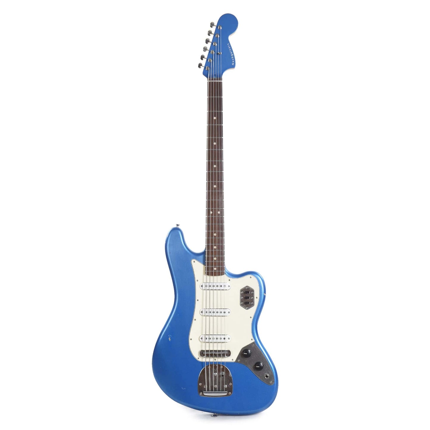 Nash B-6 Lake Placid Blue Light Relic w/3-Ply White, Lollar Pickups, & Matching Headstock Bass Guitars / 5-String or More