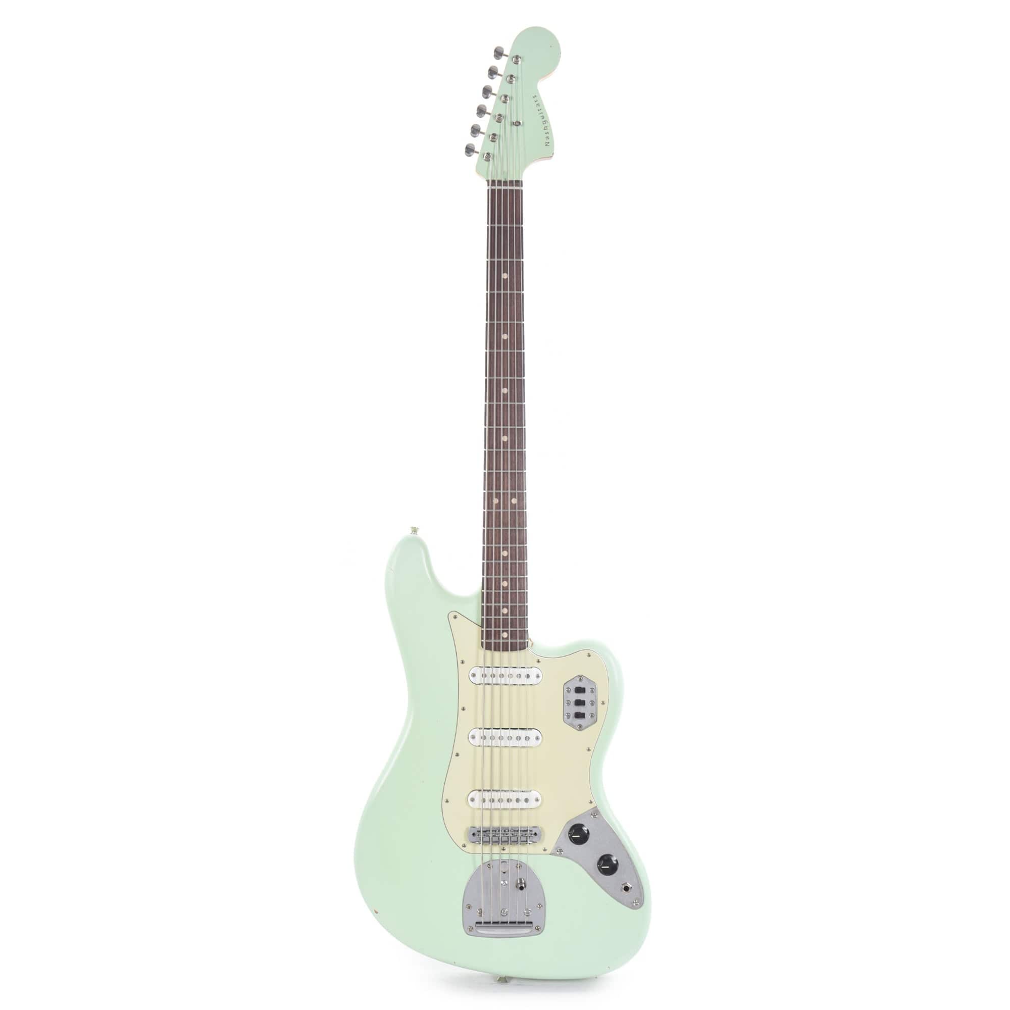 Nash B-6 Surf Green Light Relic w/3-Ply Mint Pickguard, Lollar Pickups, & Matching Headstock Bass Guitars / 5-String or More