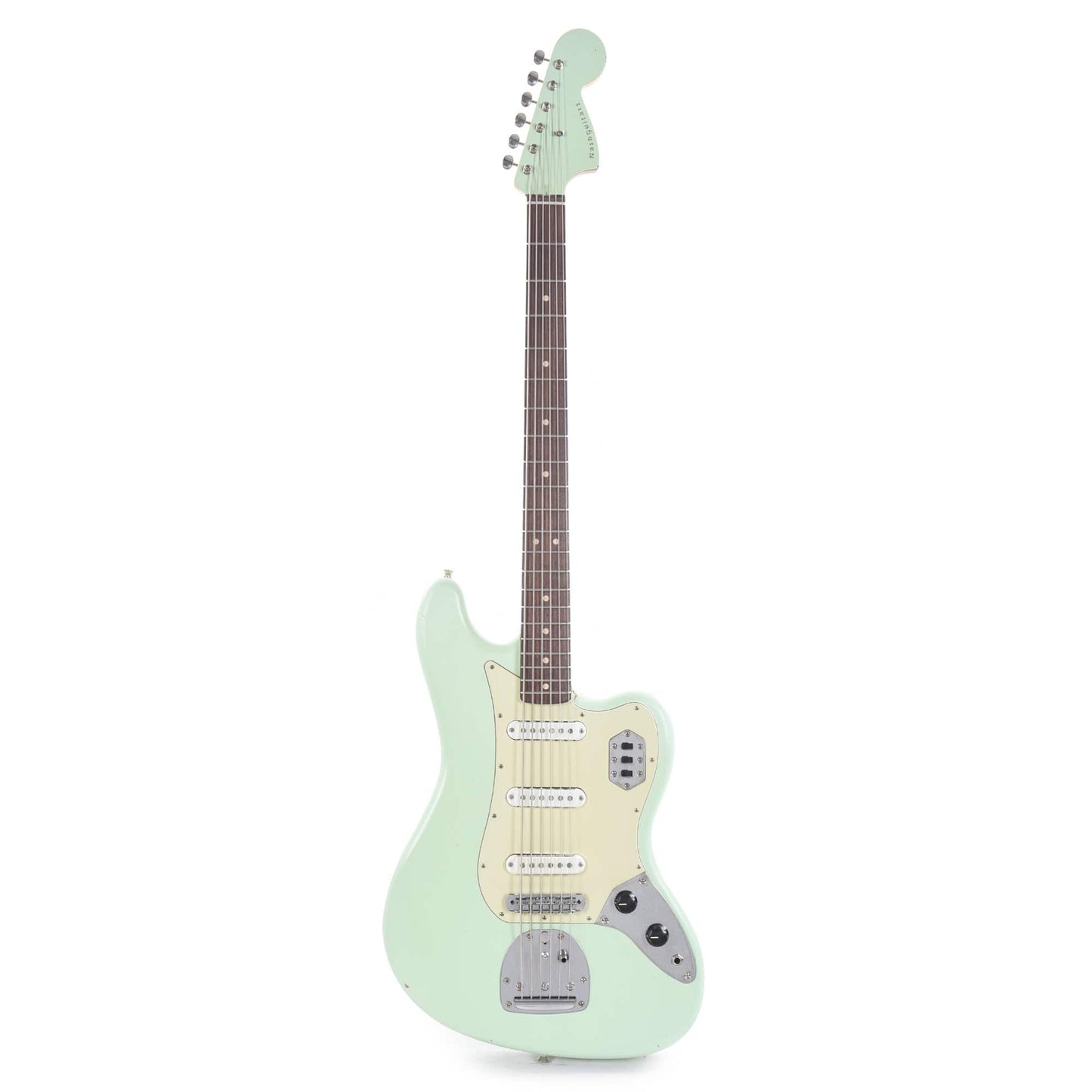 Nash B-6 Surf Green Light Relic w/3-Ply Mint Pickguard, Lollar Pickups, & Matching Headstock Bass Guitars / 5-String or More