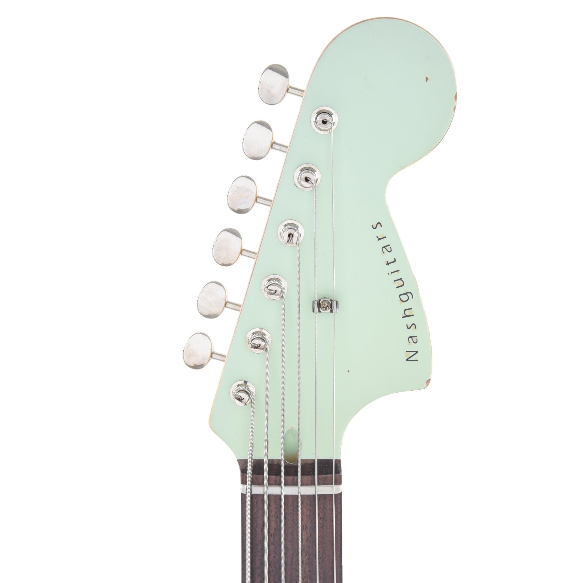 Nash B-6 Surf Green Light Relic w/3-Ply Mint Pickguard, Lollar Pickups, & Matching Headstock Bass Guitars / 5-String or More