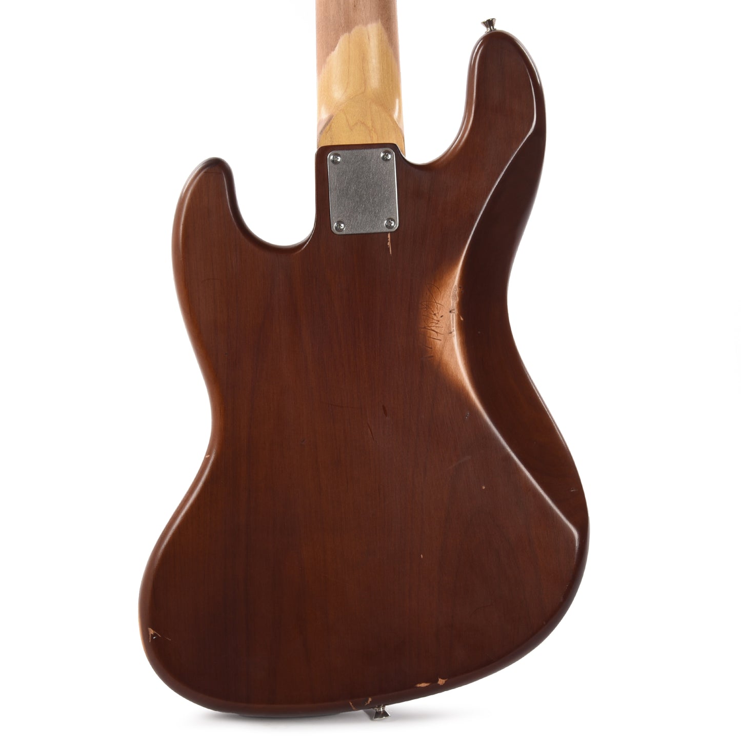 Nash JB-5 Mocha Medium Relic w/3-Ply White Pickguard & Lollar Pickups Bass Guitars / 5-String or More