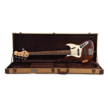 Nash JB-5 Mocha Medium Relic w/3-Ply White Pickguard & Lollar Pickups Bass Guitars / 5-String or More