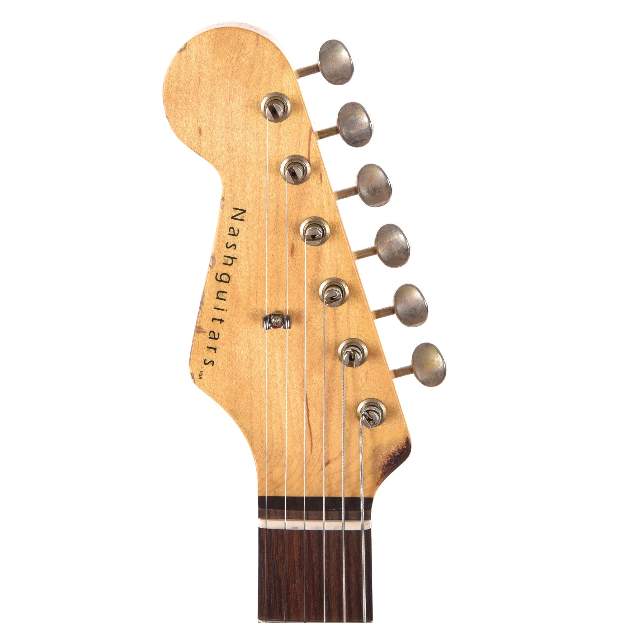 Nash S-63 LEFTY Dakota Red Heavy Relic w/3-Ply Mint Pickguard & Lollar Pickups Electric Guitars / Left-Handed