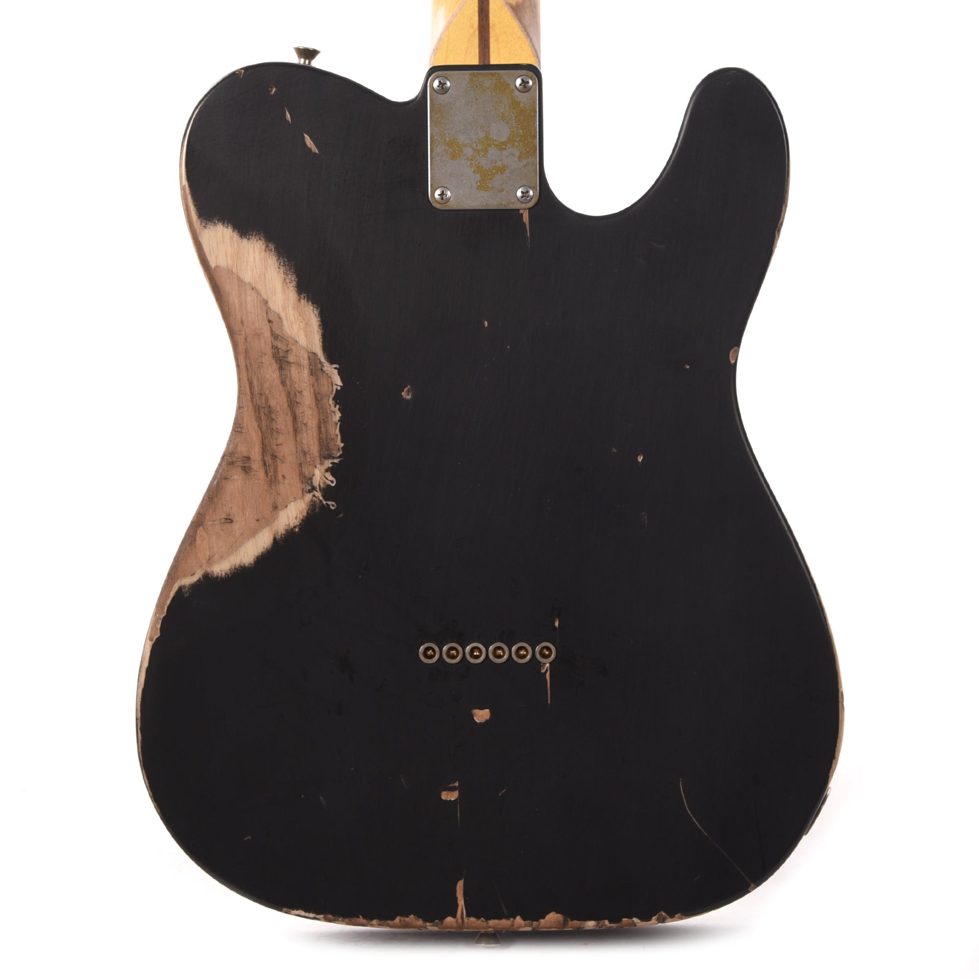 Nash T-52 HS LEFTY Black Heavy Relic w/1-Ply Black Pickguard, & Lollar Pickups Electric Guitars / Left-Handed