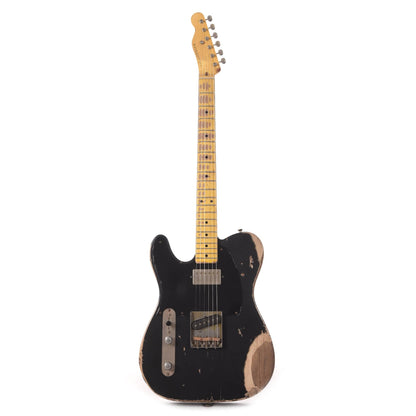 Nash T-52 HS LEFTY Black Heavy Relic w/1-Ply Black Pickguard, & Lollar Pickups Electric Guitars / Left-Handed