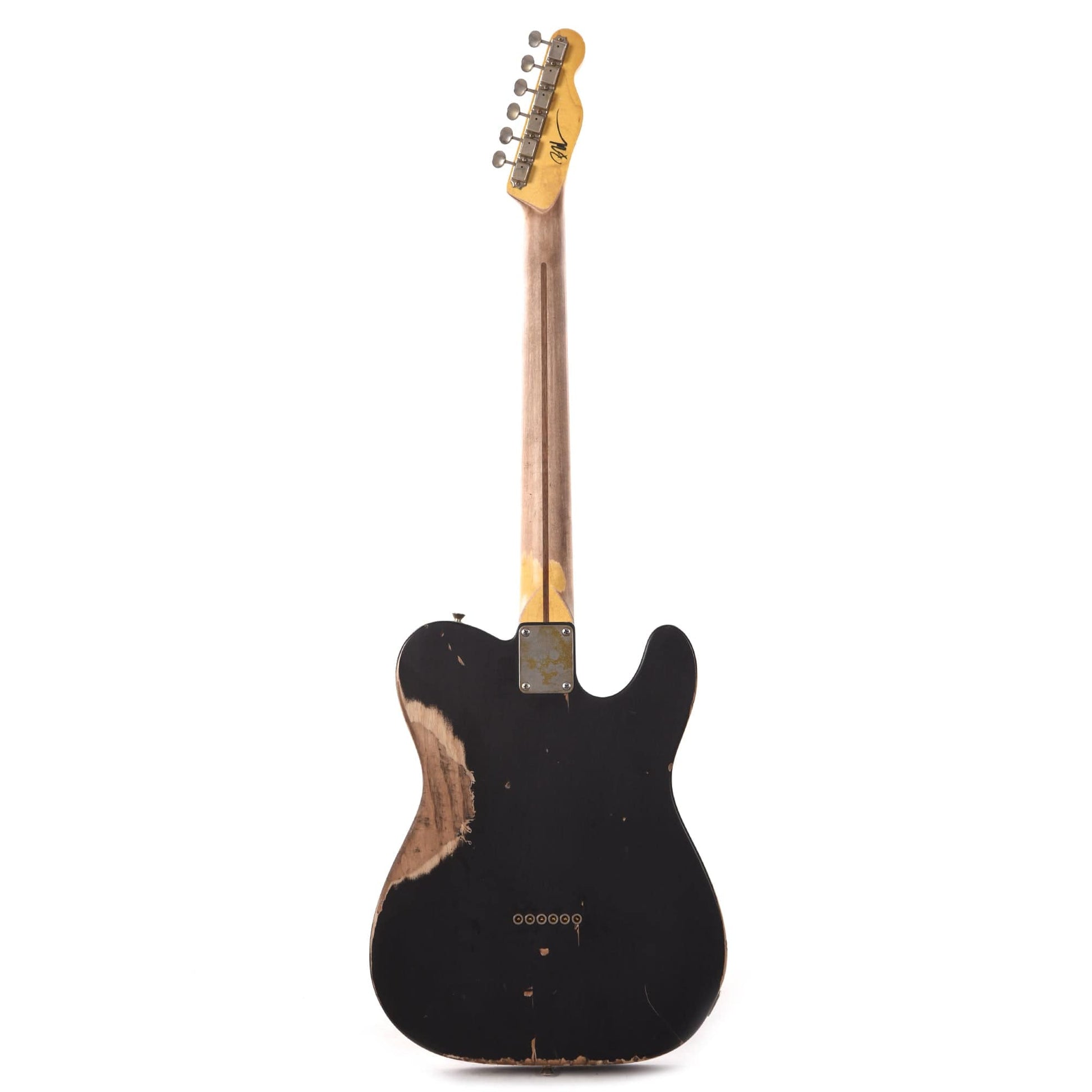 Nash T-52 HS LEFTY Black Heavy Relic w/1-Ply Black Pickguard, & Lollar Pickups Electric Guitars / Left-Handed