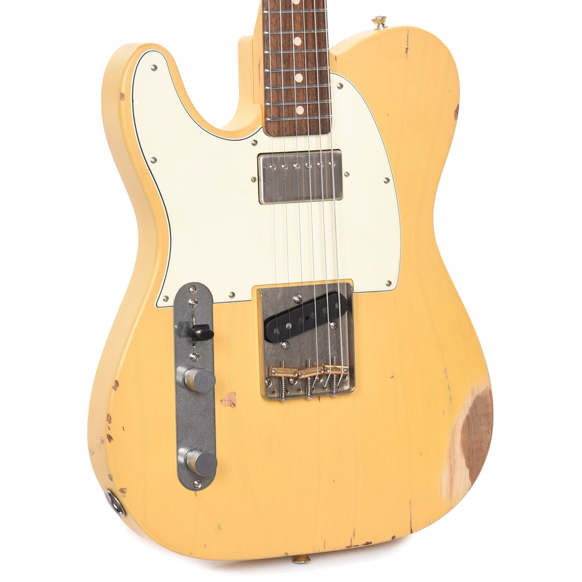 Nash T-63 HS LEFTY Ash Cream Medium Relic w/3-Ply White Pickguard, & Lollar Pickups Electric Guitars / Left-Handed