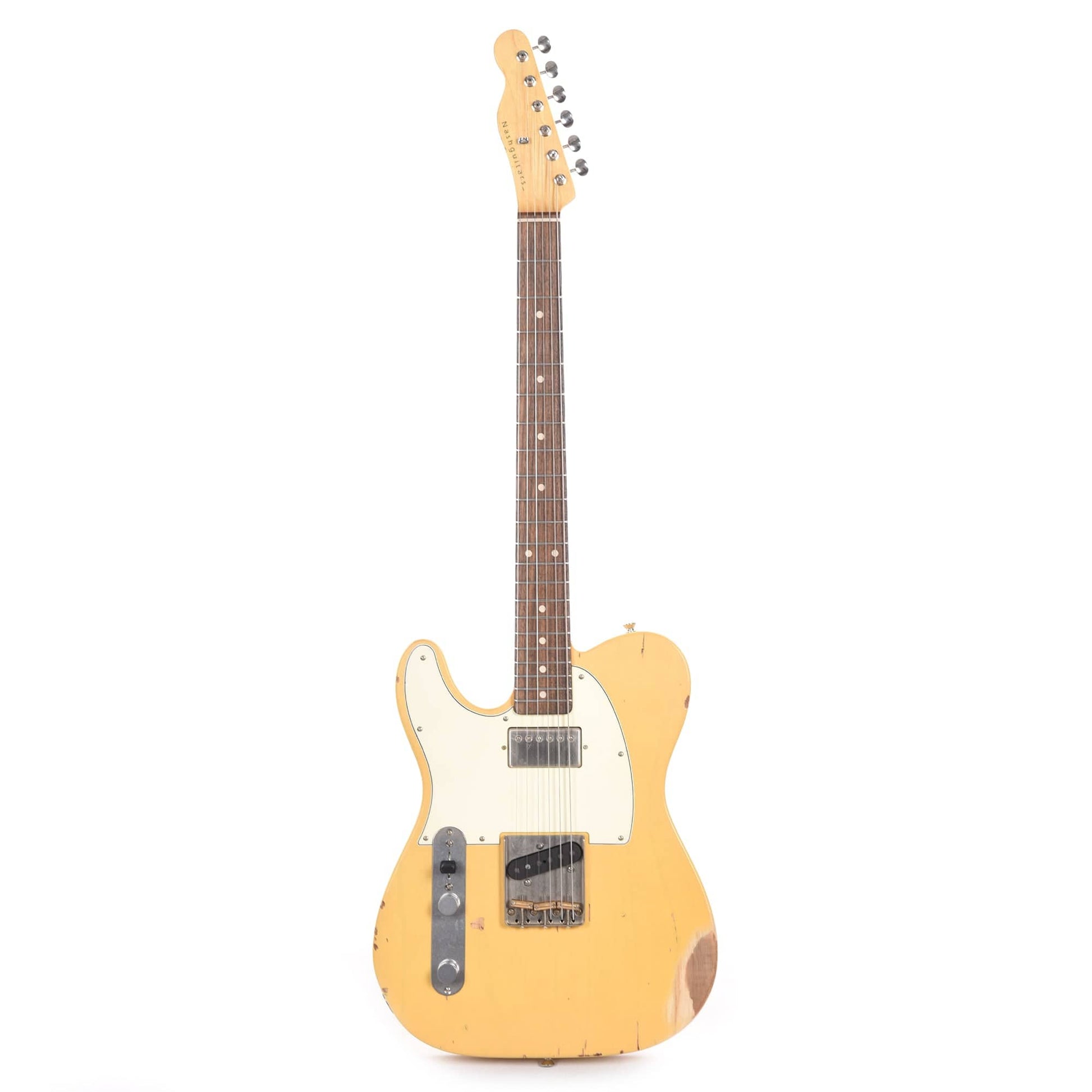 Nash T-63 HS LEFTY Ash Cream Medium Relic w/3-Ply White Pickguard, & Lollar Pickups Electric Guitars / Left-Handed