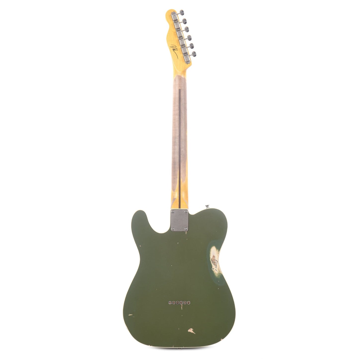 Nash T-63 Ash Army Green Medium Reilc Relic Double Bound w/4-Ply Tortoise Pickguard, & Lollar Pickups Electric Guitars / Semi-Hollow