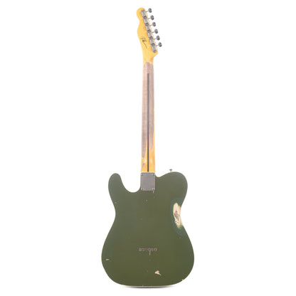 Nash T-63 Ash Army Green Medium Reilc Relic Double Bound w/4-Ply Tortoise Pickguard, & Lollar Pickups Electric Guitars / Semi-Hollow