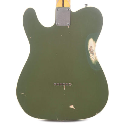 Nash T-63 Ash Army Green Medium Reilc Relic Double Bound w/4-Ply Tortoise Pickguard, & Lollar Pickups Electric Guitars / Semi-Hollow