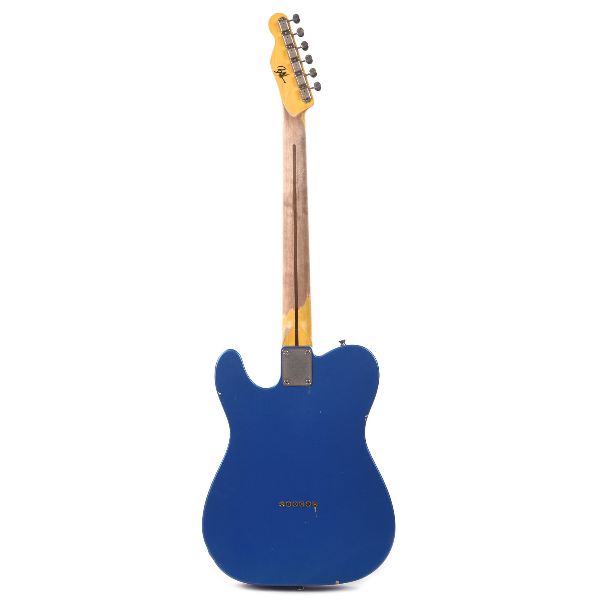 Nash T-72 Thinline Ash Lake Placid Blue Light Aging w/Pearloid Pickguard & Lollar Pickups Electric Guitars / Semi-Hollow