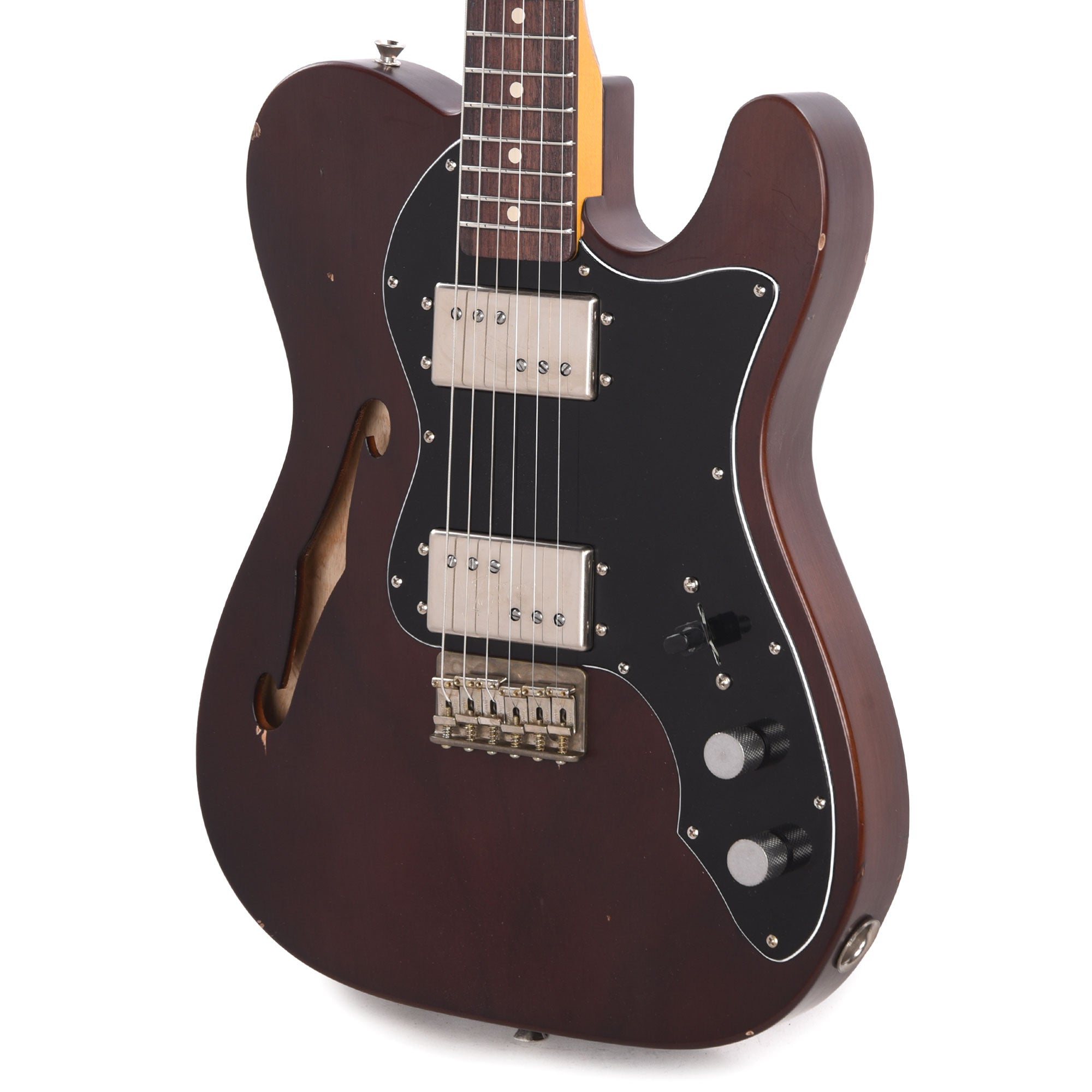 Nash T-72-TL Thinline Ash Mocha Light Relic Electric Guitars / Semi-Hollow