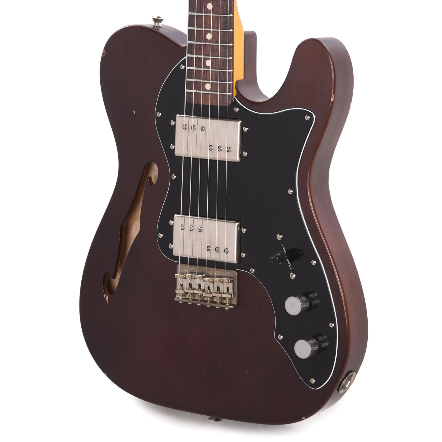 Nash T-72-TL Thinline Ash Mocha Light Relic Electric Guitars / Semi-Hollow