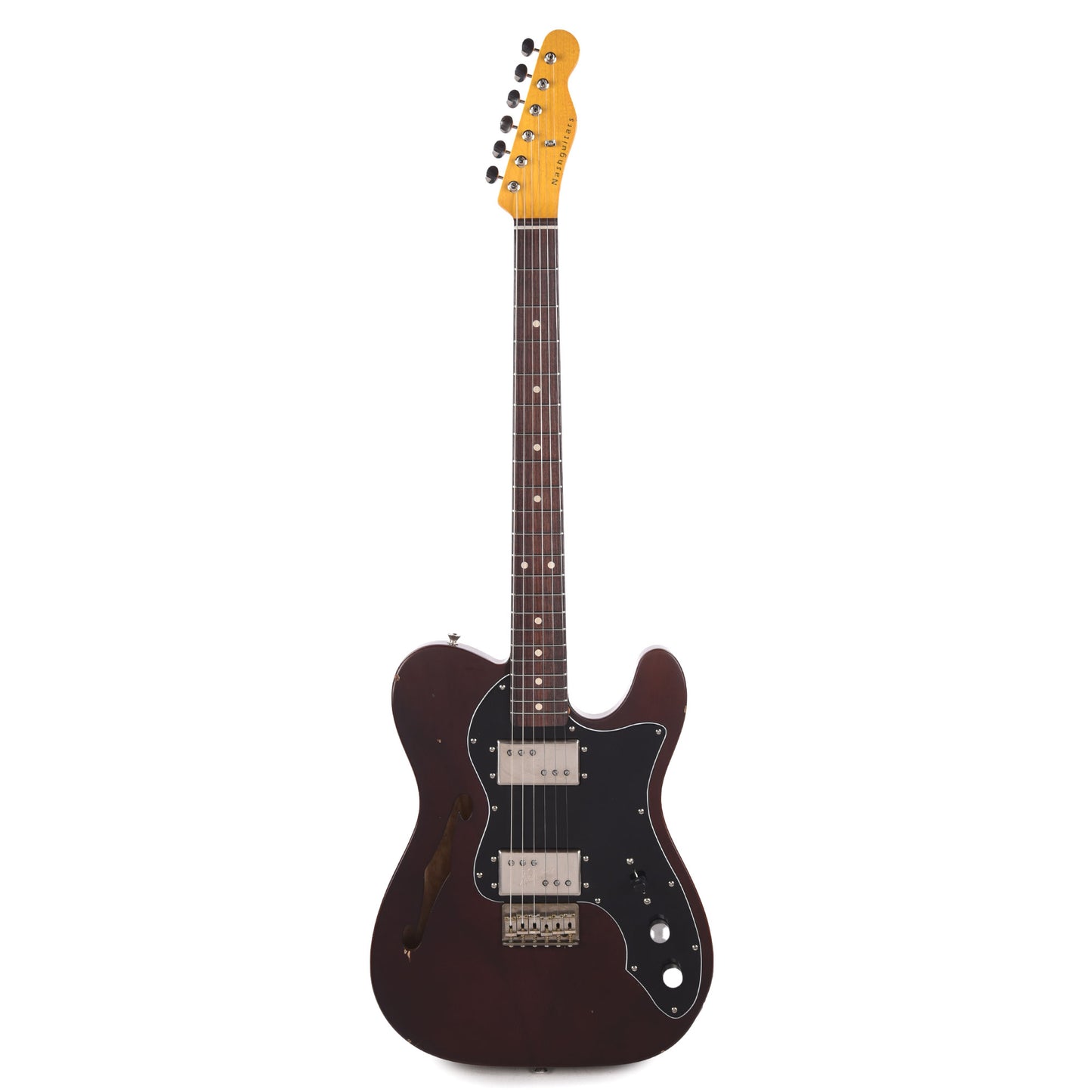 Nash T-72-TL Thinline Ash Mocha Light Relic Electric Guitars / Semi-Hollow