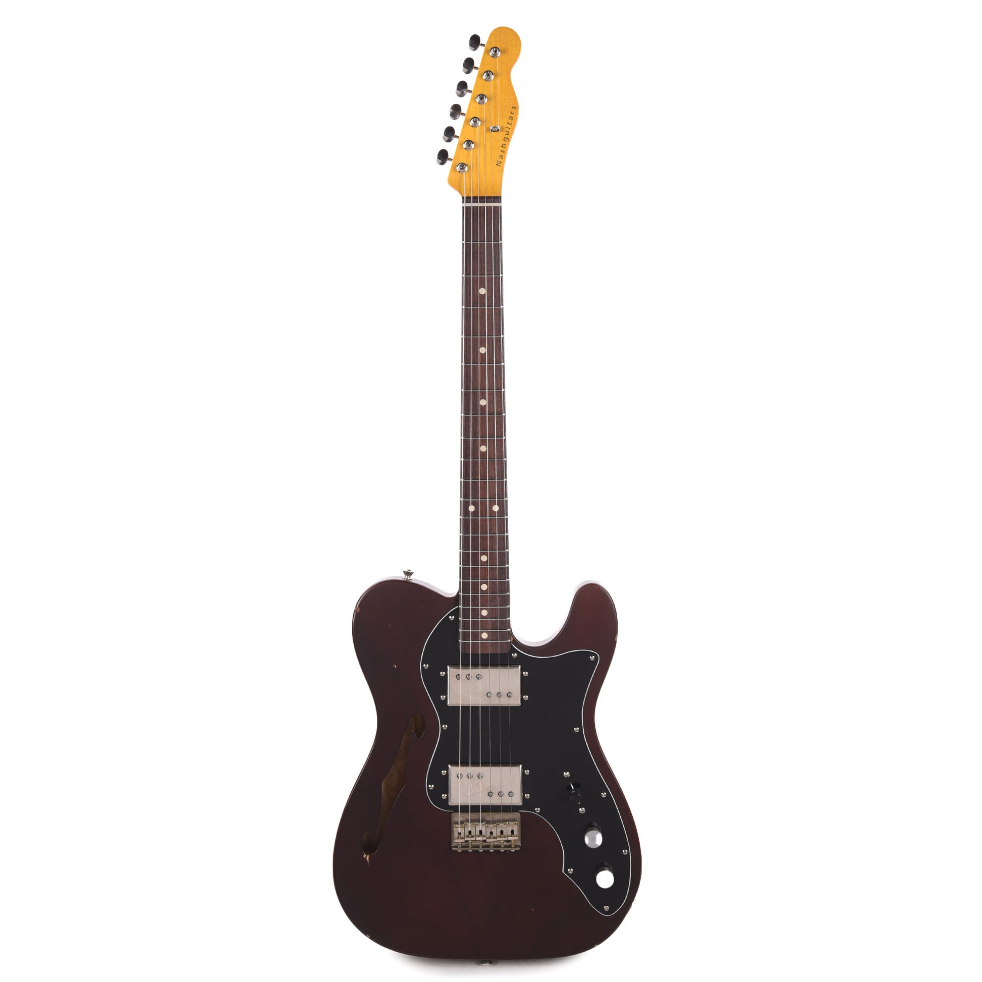 Nash T-72-TL Thinline Ash Mocha Light Relic Electric Guitars / Semi-Hollow
