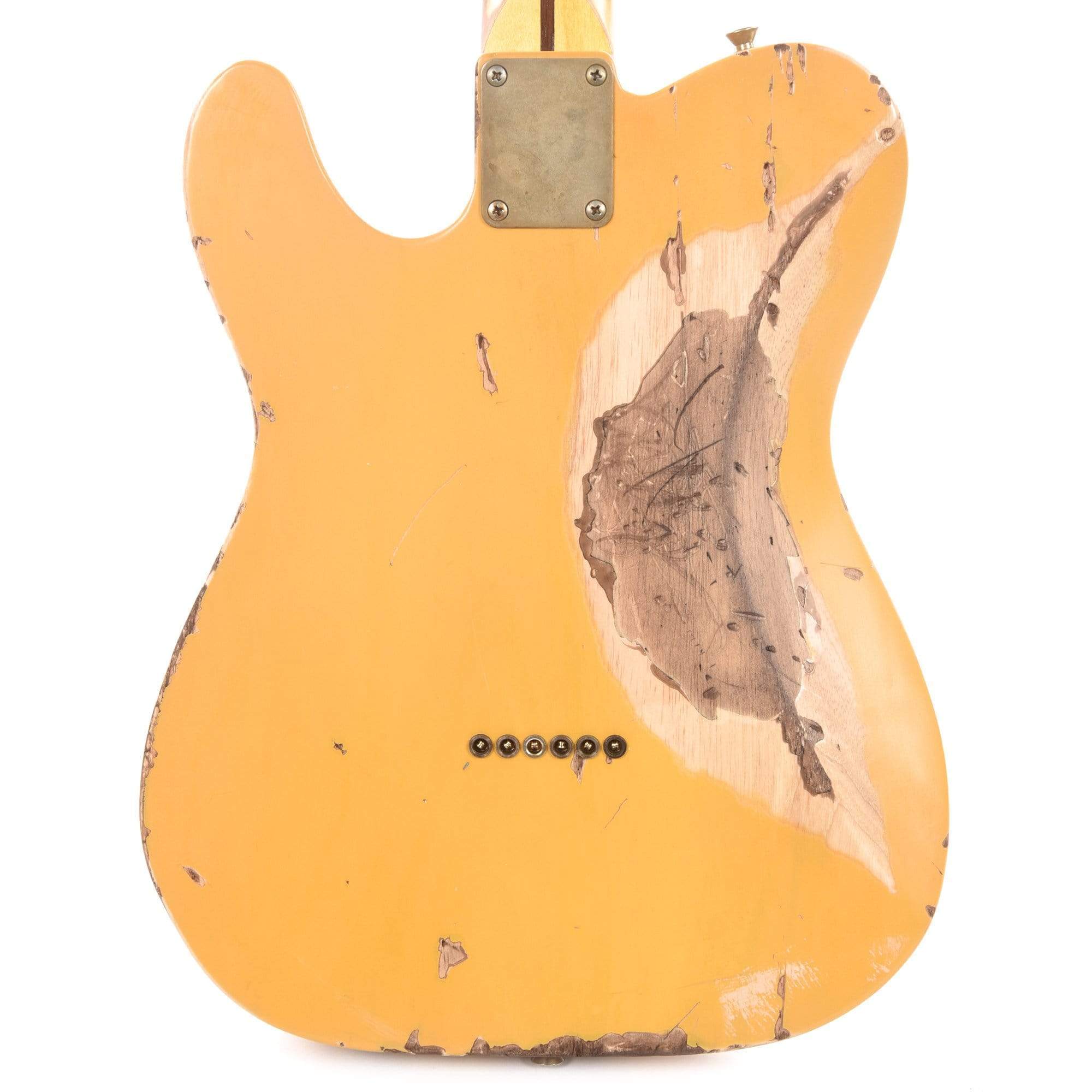 Nash E-52 Butterscotch Blonde Extra Heavy Relic Contoured Body w/1-Ply Black Pickguard & Duncan Stacked HB Electric Guitars / Solid Body