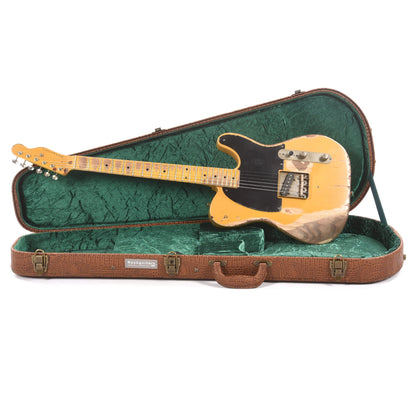 Nash E-52 Butterscotch Blonde Extra Heavy Relic Contoured Body w/1-Ply Black Pickguard & Duncan Stacked HB Electric Guitars / Solid Body