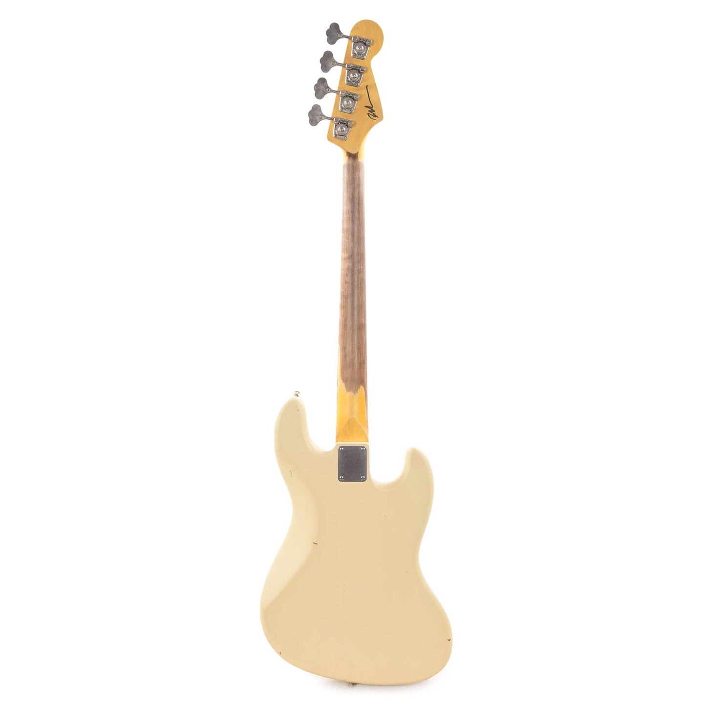 Nash JB-63 LEFTY Olympic White Light Relic w/4-Ply Tortoise Pickguard, Matching Headstock, & Lollar Pickups Electric Guitars / Solid Body