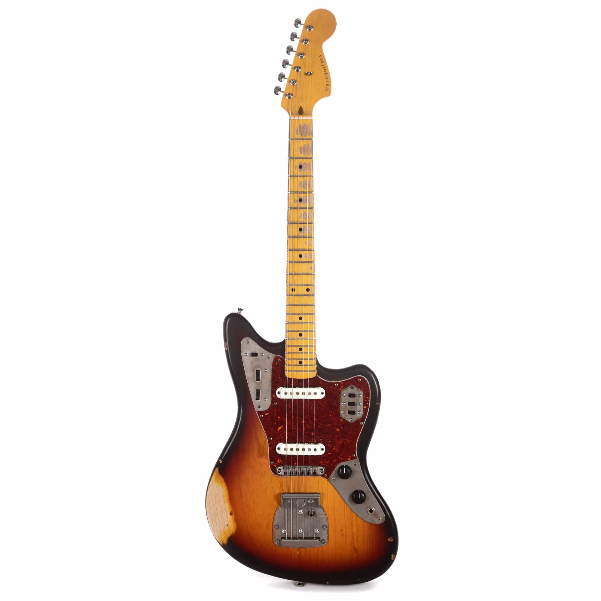 Nash JG-63 3-Tone Sunburst Medium Relic Ash w/4-Ply Tortoise Pickguard & Lollar Pickups Electric Guitars / Solid Body