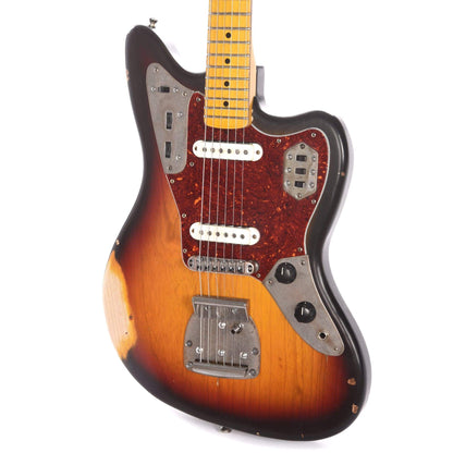Nash JG-63 3-Tone Sunburst Medium Relic Ash w/4-Ply Tortoise Pickguard & Lollar Pickups Electric Guitars / Solid Body