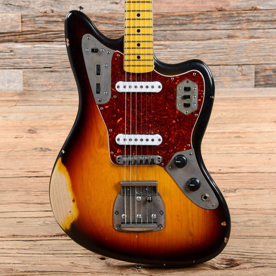 Nash JG-63 3-Tone Sunburst Medium Relic Ash w/4-Ply Tortoise Pickguard & Lollar Pickups Electric Guitars / Solid Body