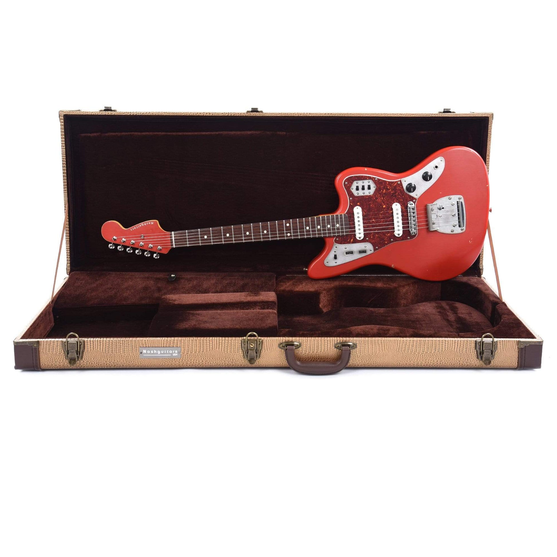 Nash JG-63 Dakota Red Light Relic w/4-Ply Tortoise Pickguard, Matching Headstock, & Lollar Pickups Electric Guitars / Solid Body